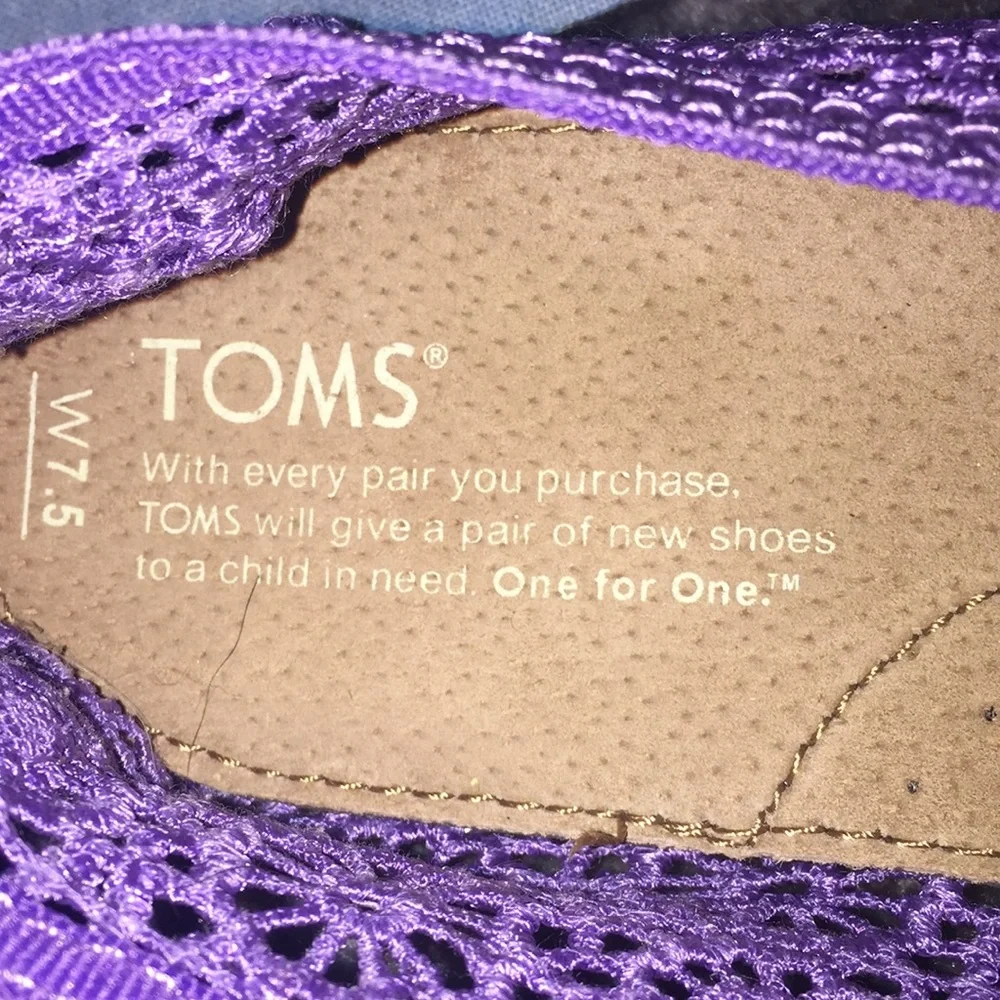 Toms‎ lavender lace Espadrilles